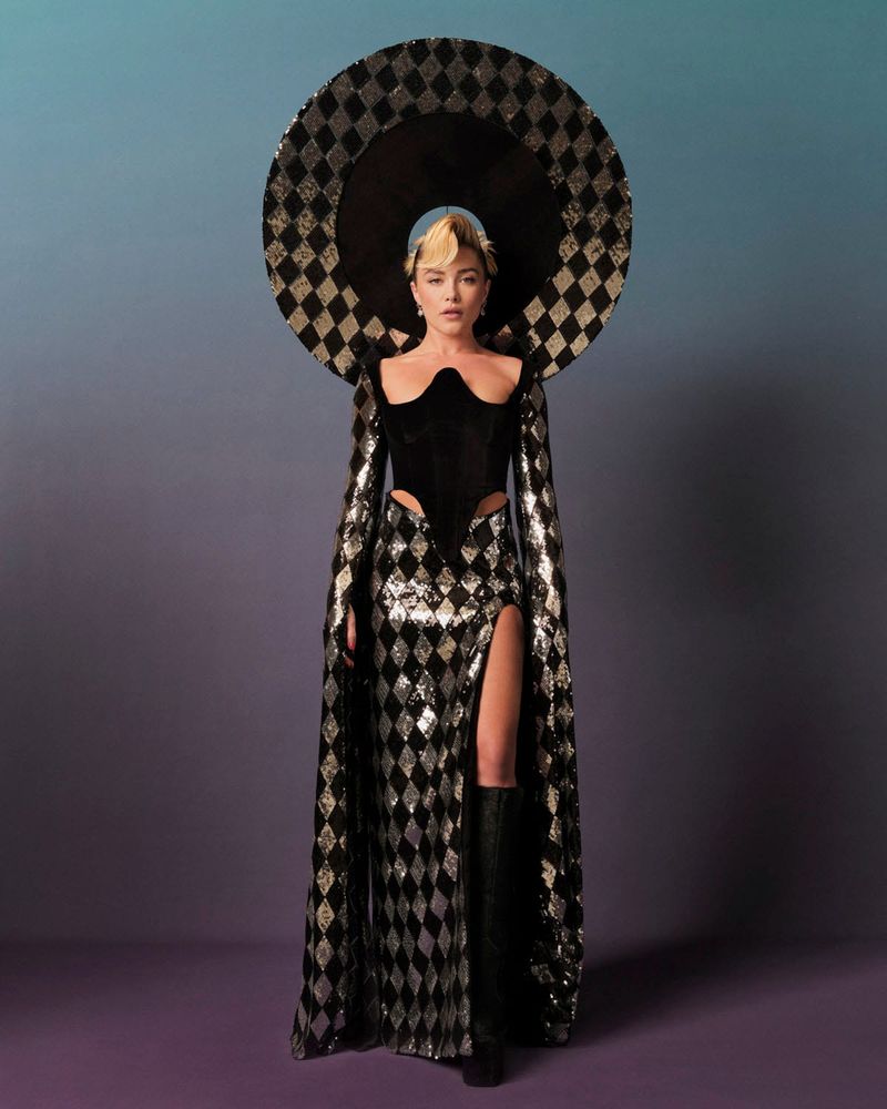 Florence Pugh Played Model for Harris Reed