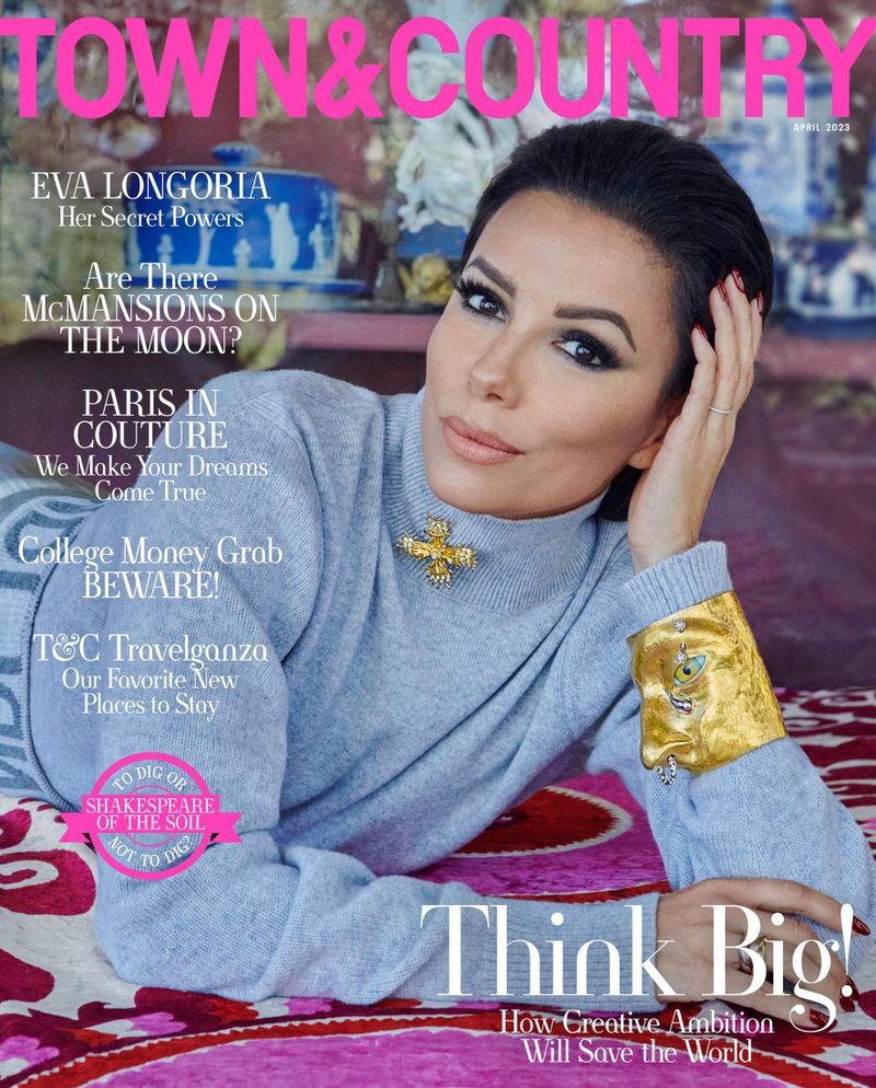 Eva Longoria Looks Rich and Glam on the Cover of T&C