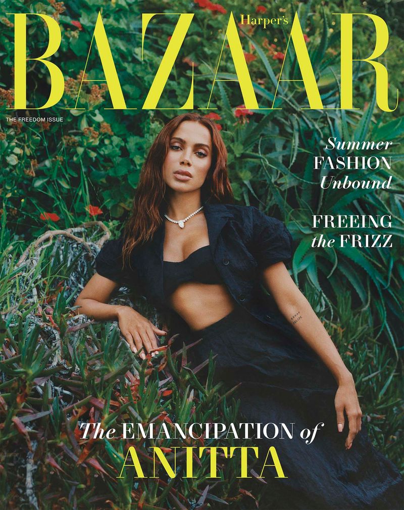 Anitta Lounges in Plants on Harper's Bazaar
