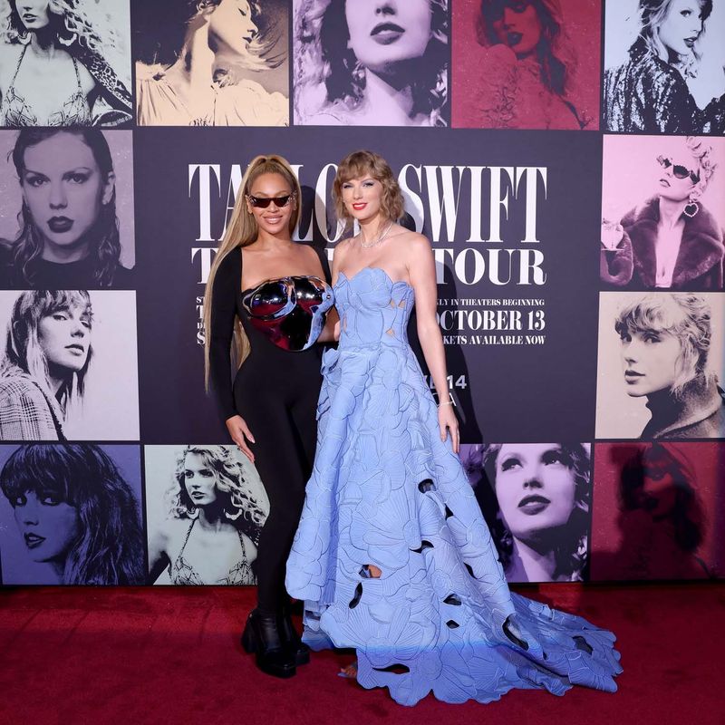 Beyonce Swung By Taylor Swift's Concert-Film Premiere