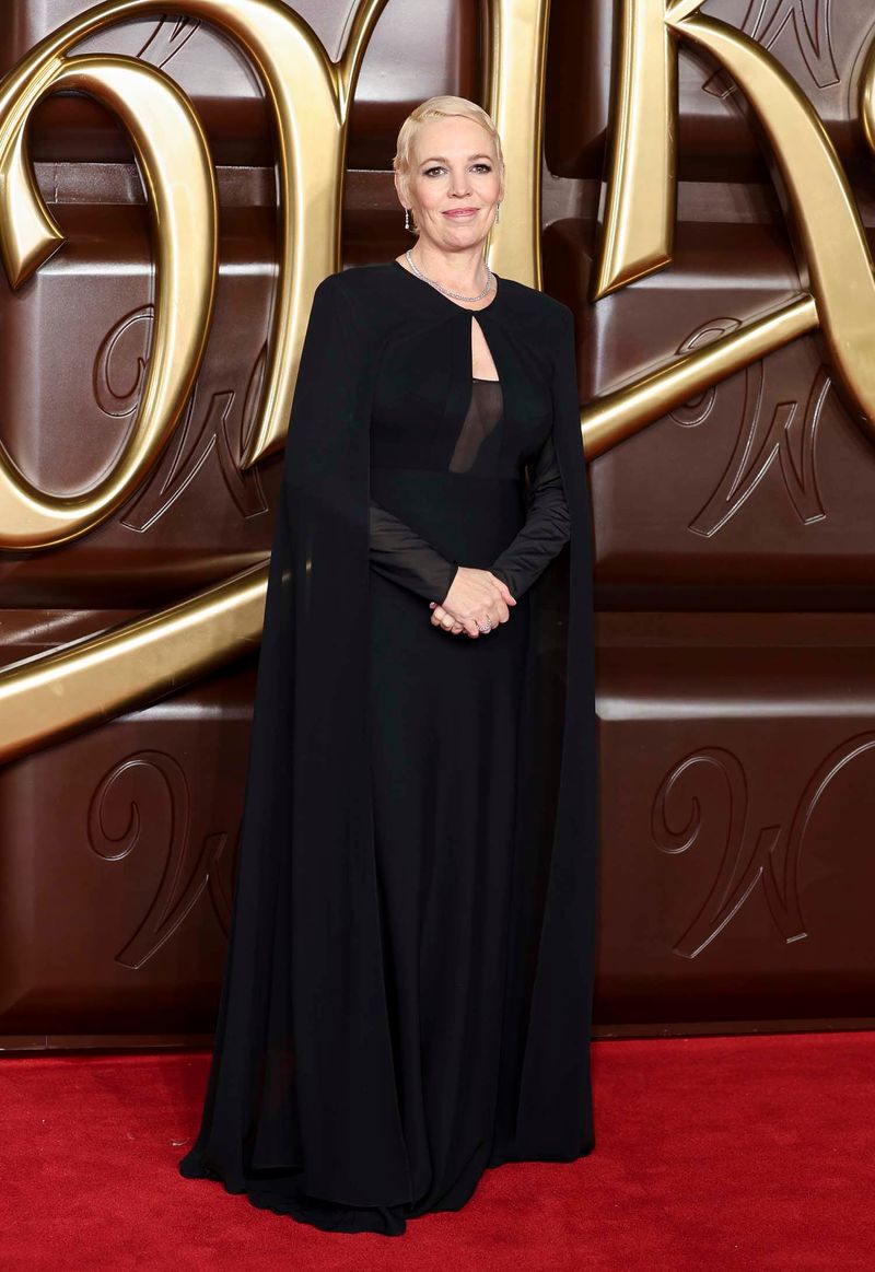 Olivia Colman Celebrated the Wonka Premiere By Going Platinum