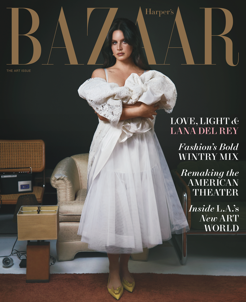 Lana Del Rey Nabs the Cover of Harper's Bazaar December/January "Art Issue"