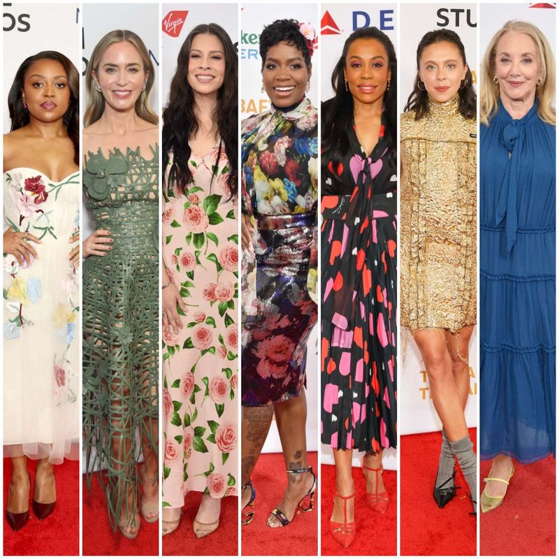 The Other BAFTA Tea Party Guests Wore Riotous Colors