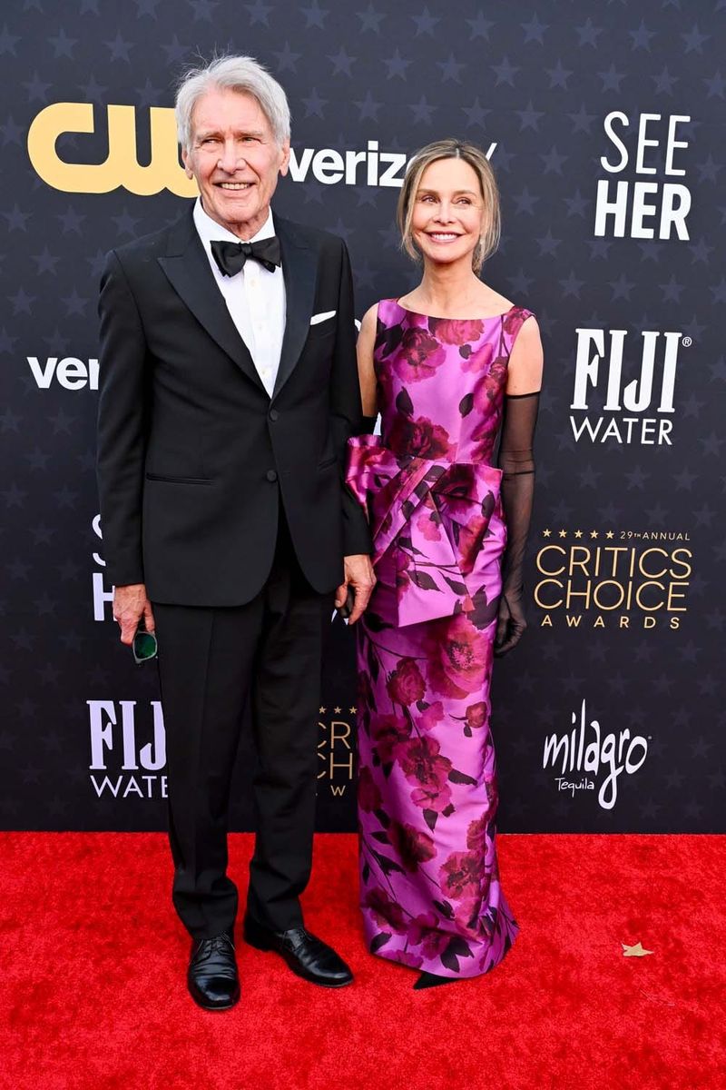Harrison Ford and Calista Flockhart Were VERY Sweet Together Last Night