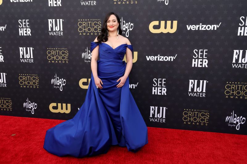 Blue Was the Color of the Night at the 2024 Critics Choice Awards