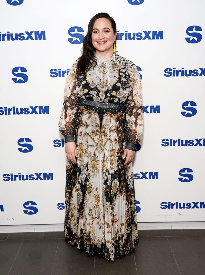 Lily Gladstone Looks Like an Oscar Nominee in This Snazzy Pattern