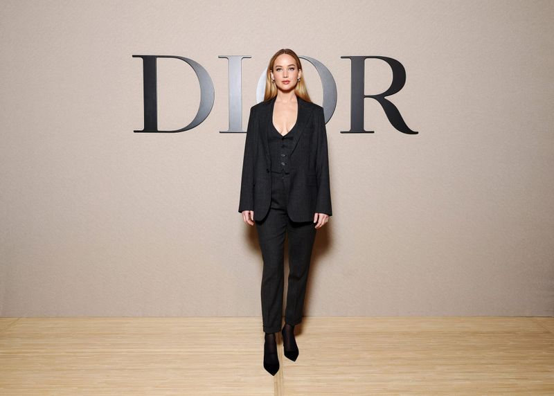 Jennifer Lawrence Made Her Contractually Obligated Appearance for Dior!