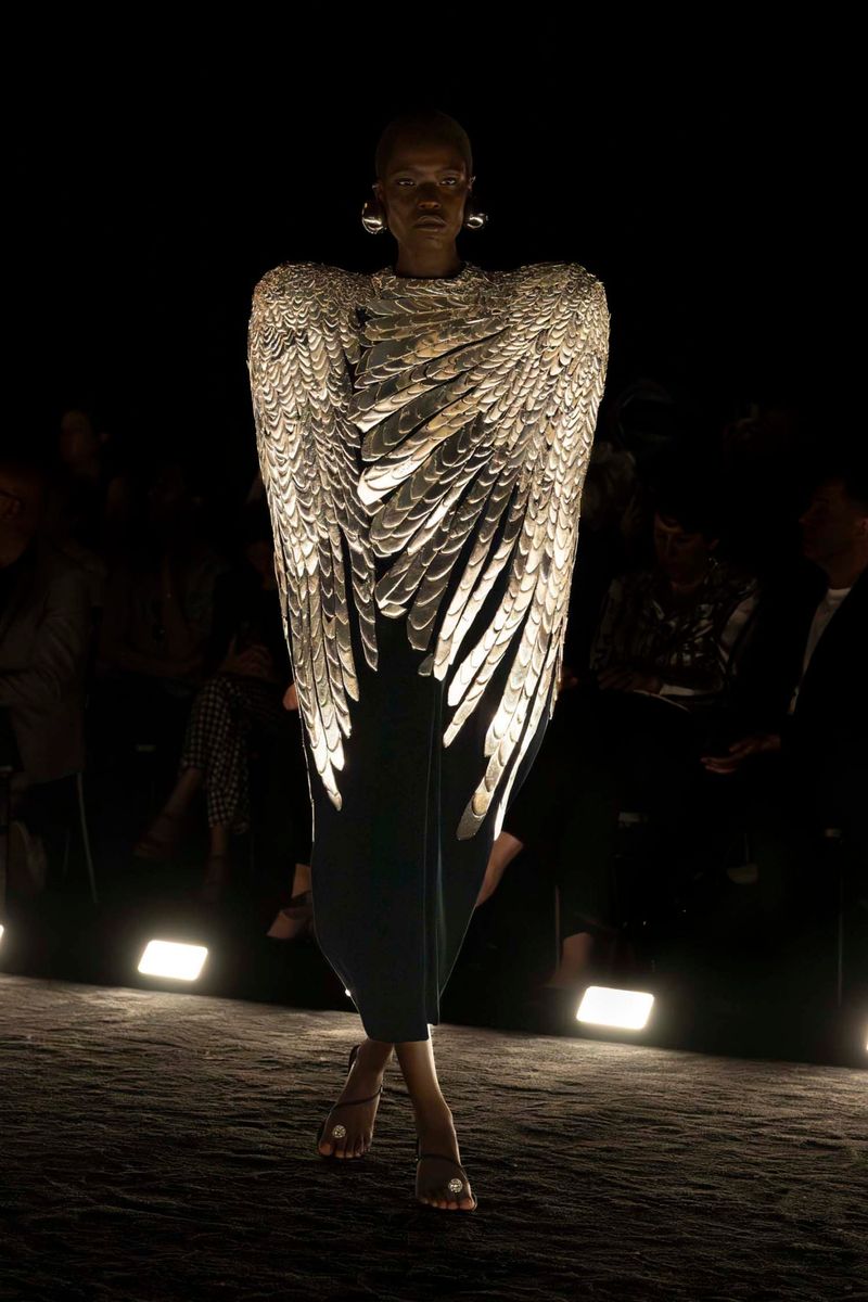 Schiaparelli's Show Was All Darkened Drama