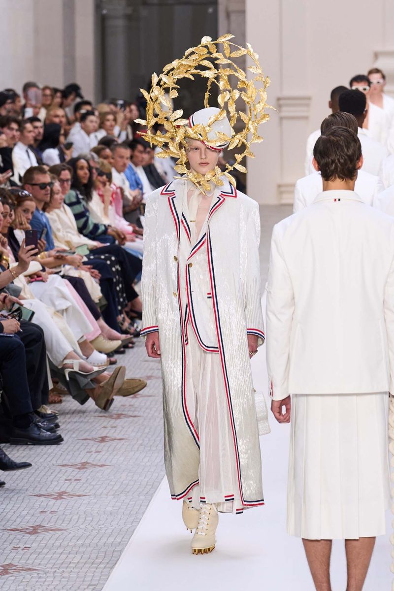 Thom Browne's Second Couture Collection Played with Muslin