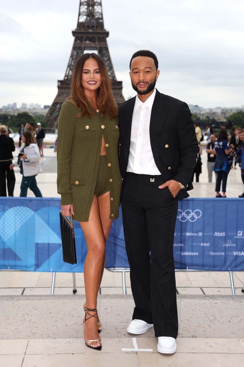 Chrissy Teigen Wore Knit Undies to the Opening Ceremony