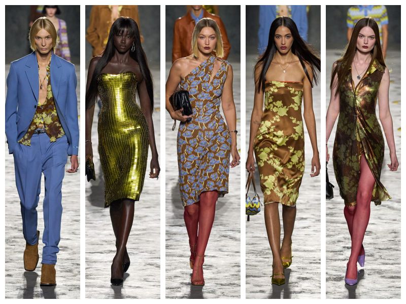 Versace Is All In for Wavy Rickrack This Spring