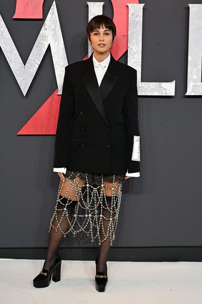 Naomi Scott's "Smile 2" Premiere Look Seems Designed to Start a Conversation