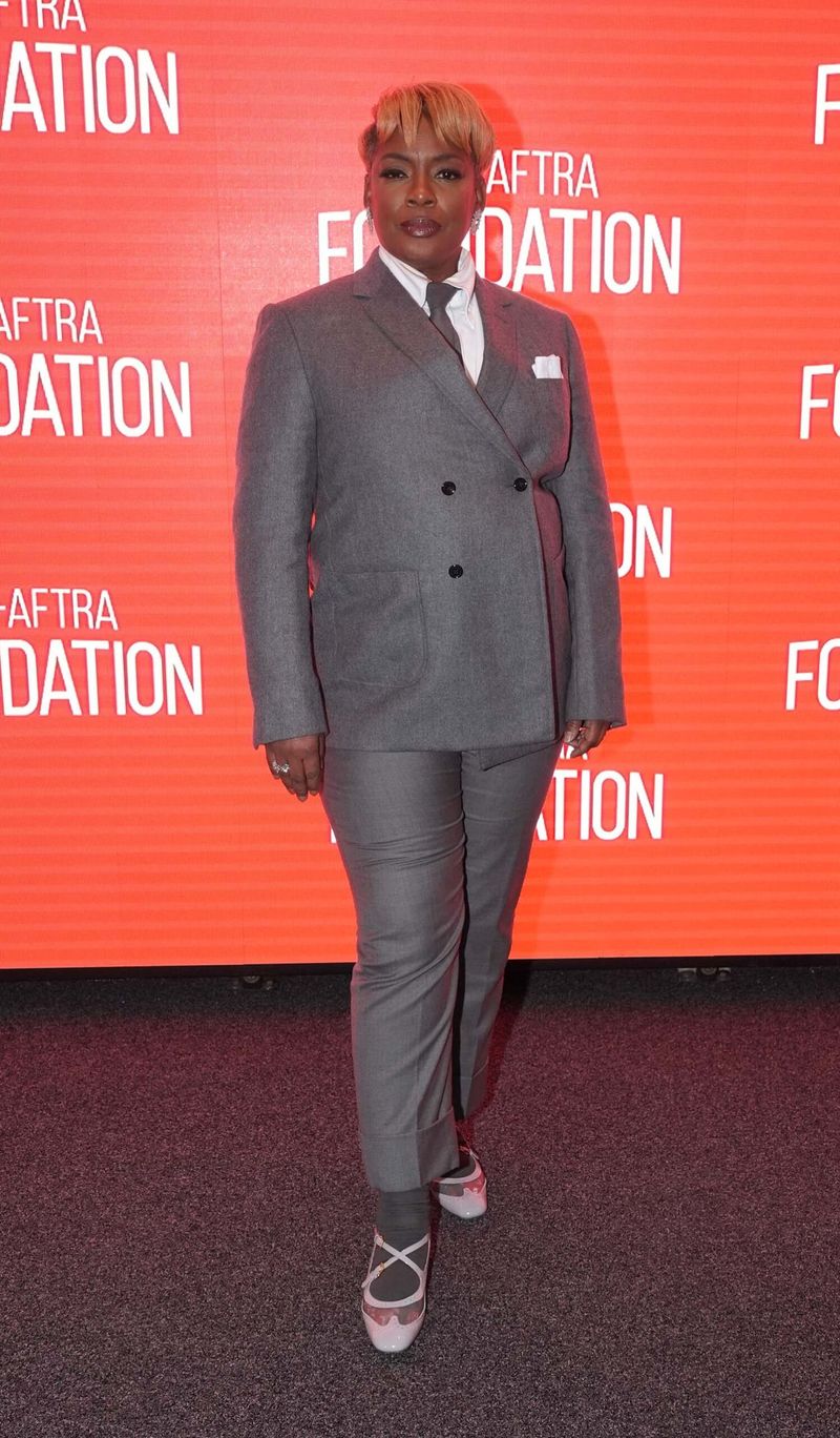 Aunjanue Ellis-Taylor Suits Up