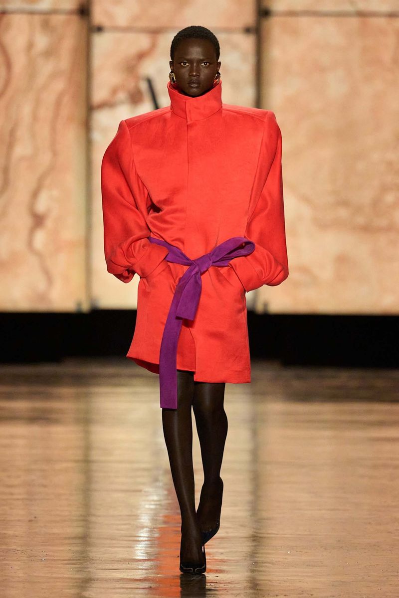 Saint Laurent Went With Big '80s Shoulders