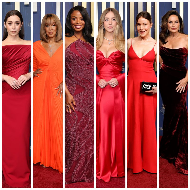 It's The Hot Side of the Color Wheel at the 2025 Emmys