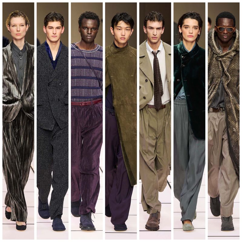 Armani's Menswear Collection Recognizes Women Will Be Stealing It