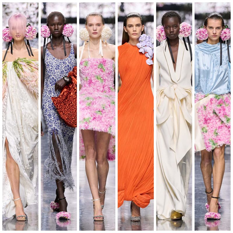 Christian Dior Haute Couture Is About Volume and Florals