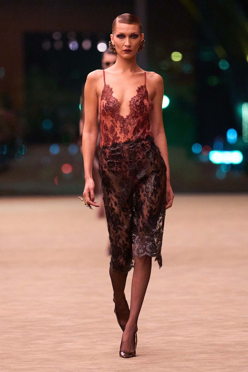 Saint Laurent Still Wants To Put People in Lace
