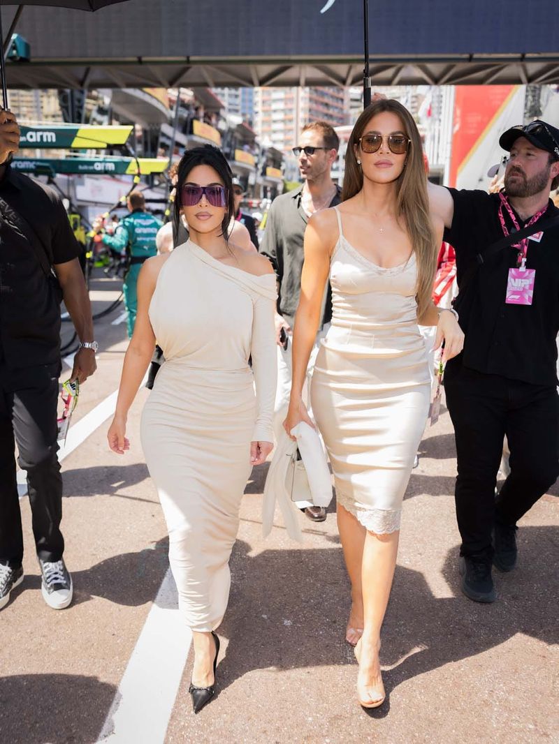 Two Kardashians Walk Into a Grand Prix