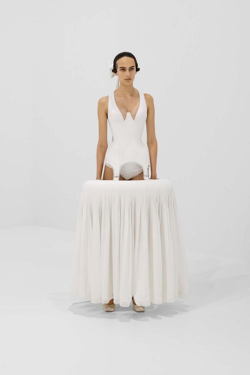Gaultier Dares To Ask, "Would You Like To Wear a Table?"