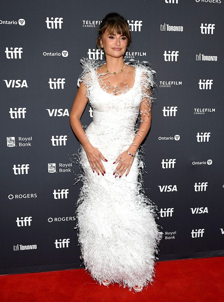 Penélope Cruz Is Feathery at TIFF