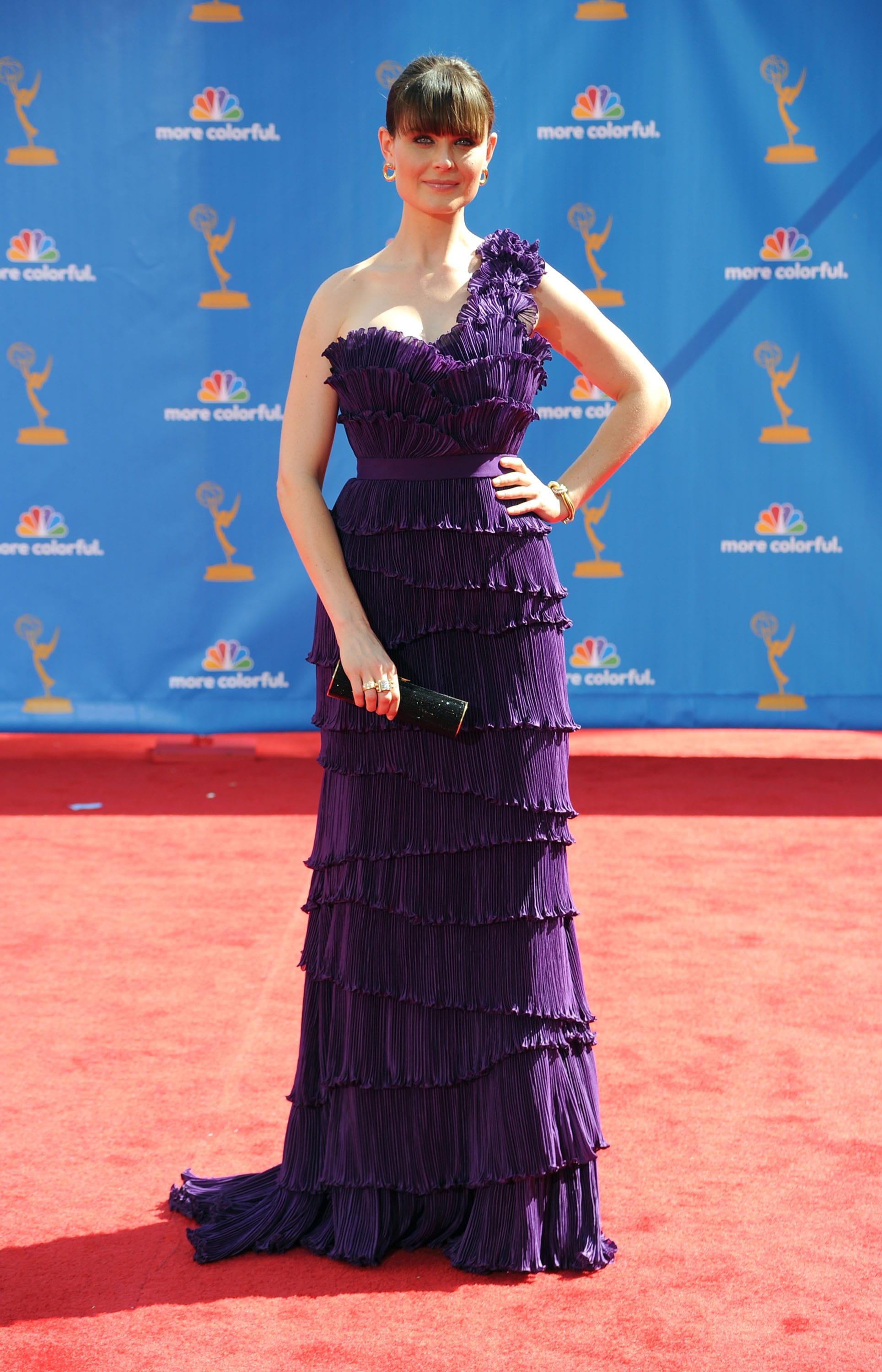 Emmy Awards Fug Carpet: Emily Deschanel