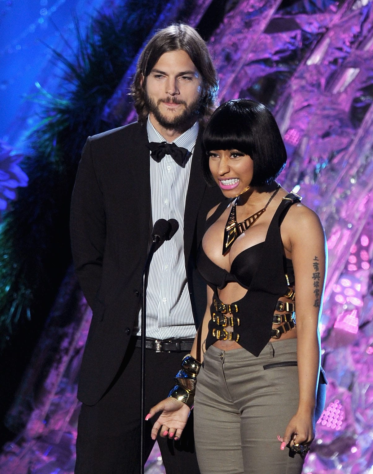 MTV Movie Awards Fug: Kutcher and Minaj