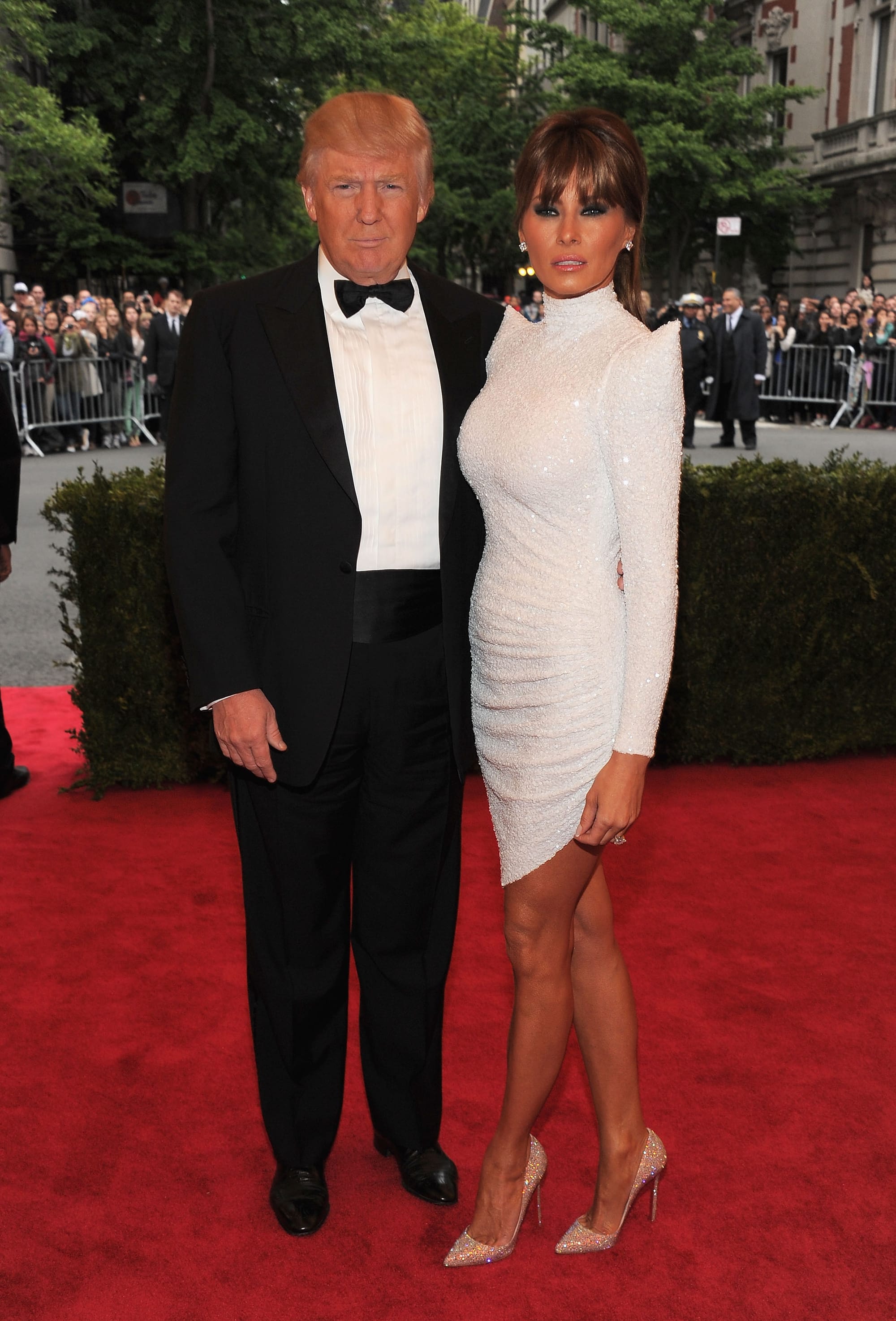 Met Ball Fug Carpet: The Trumps