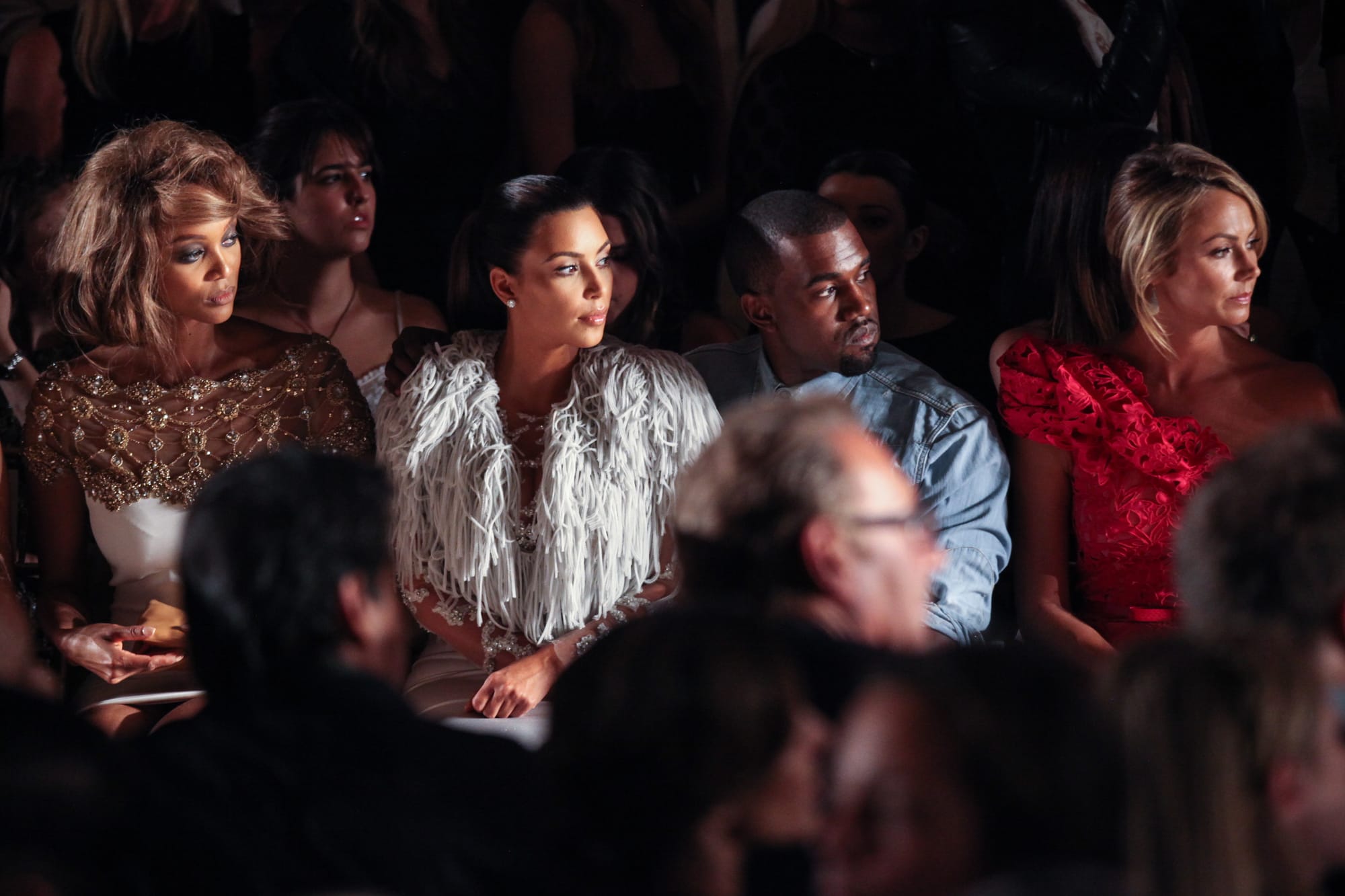 New York Fugshion Week: Marchesa Spring/Summer 2013, With Special Guests Kimye Kandashian