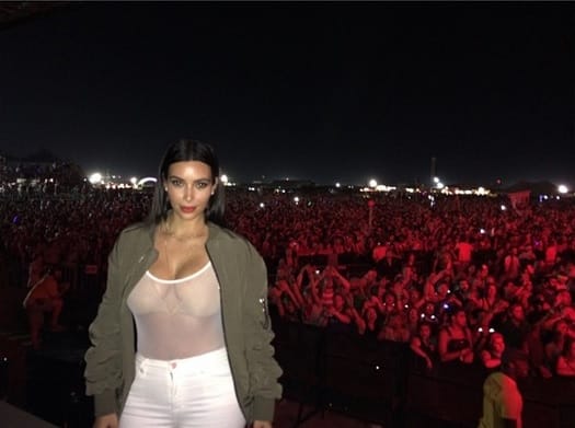 Kim Kardashian at Bonnaroo 2014 (2)
