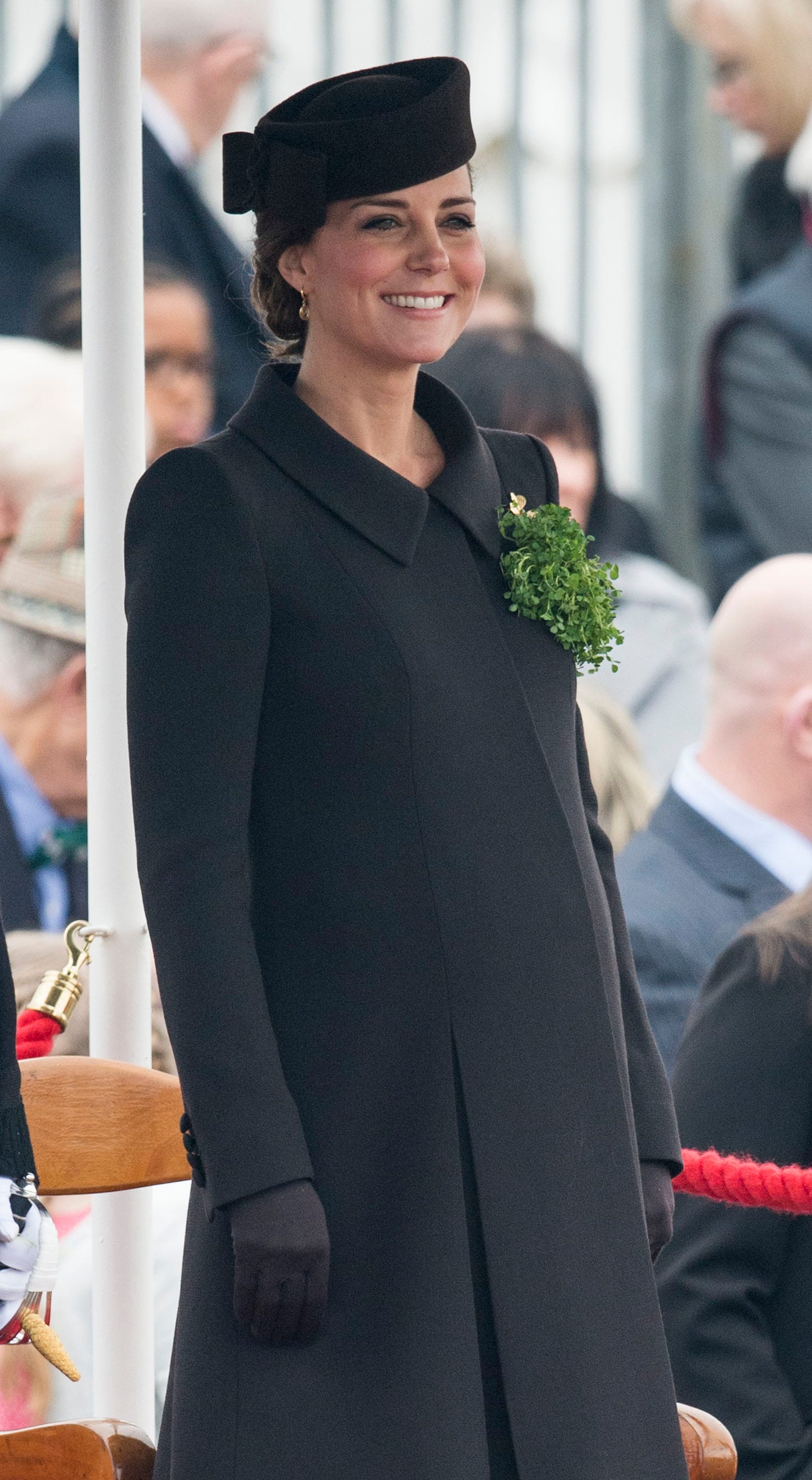 Royally Played: The Duchess of Cambridge in Catherine Walker at the Irish Guards St. Patrick's Day Parade
