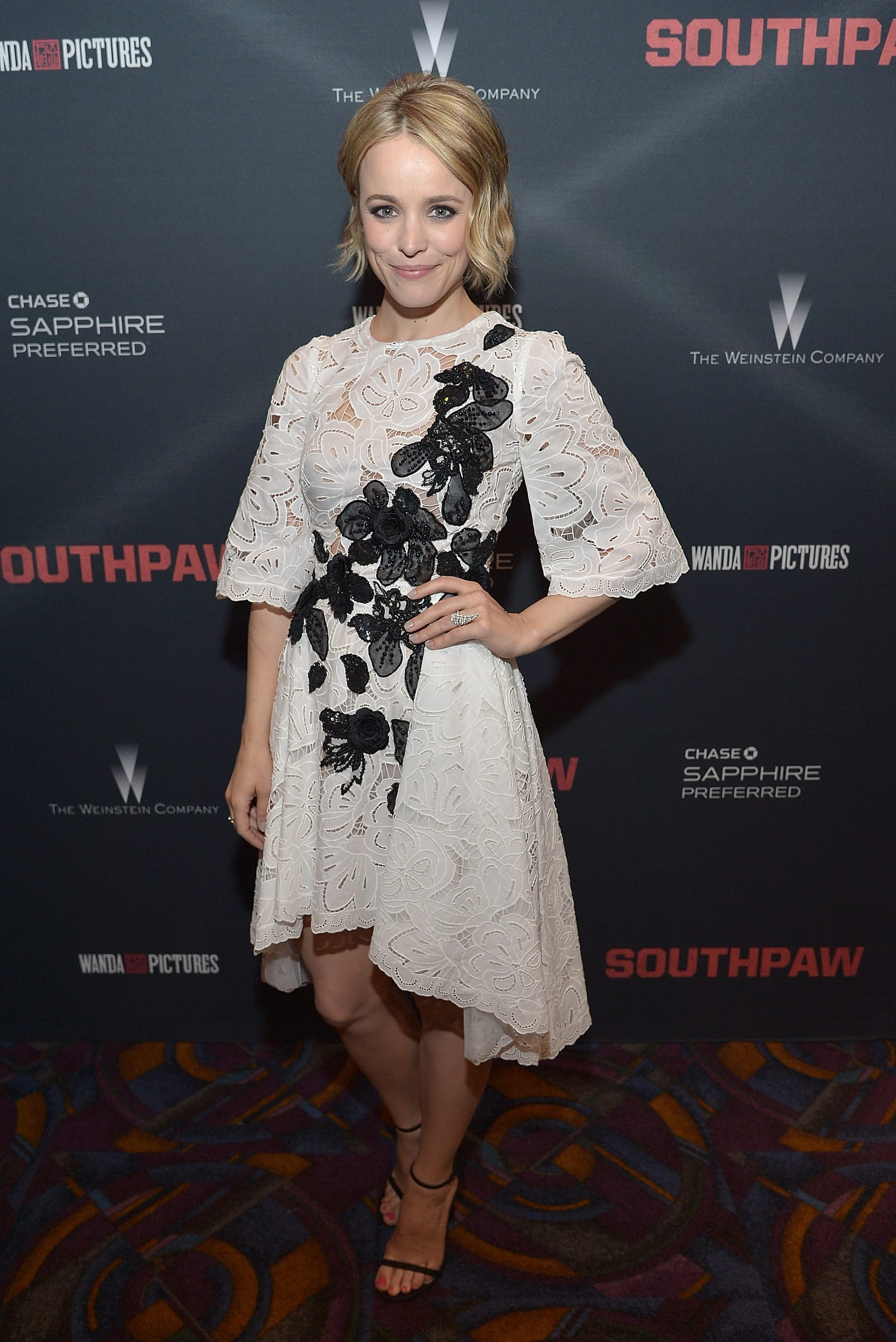 Rachel McAdams in Zuhair Murad, ESPN Hosted Screening Of Southpaw At LA Live