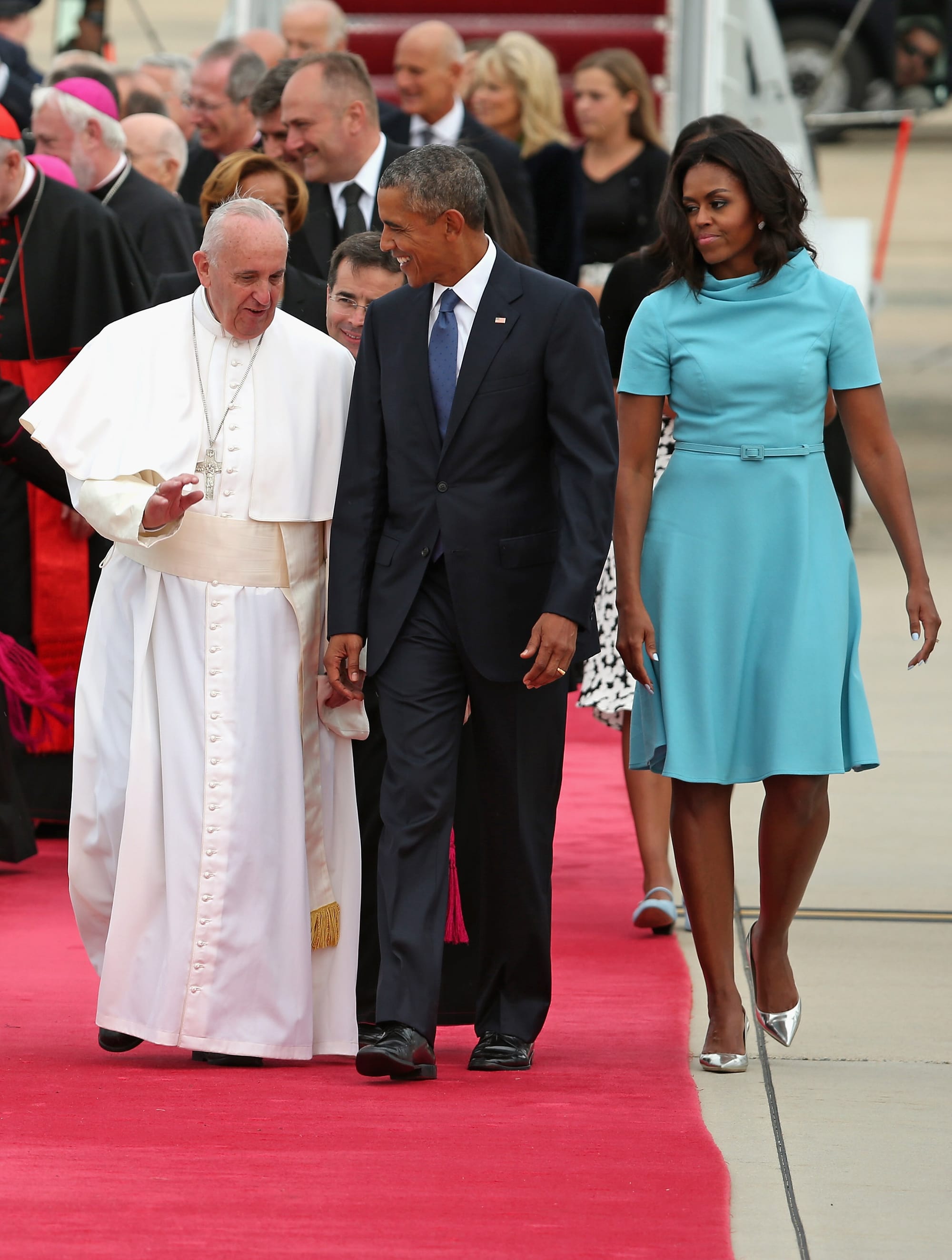 pope francis obamas