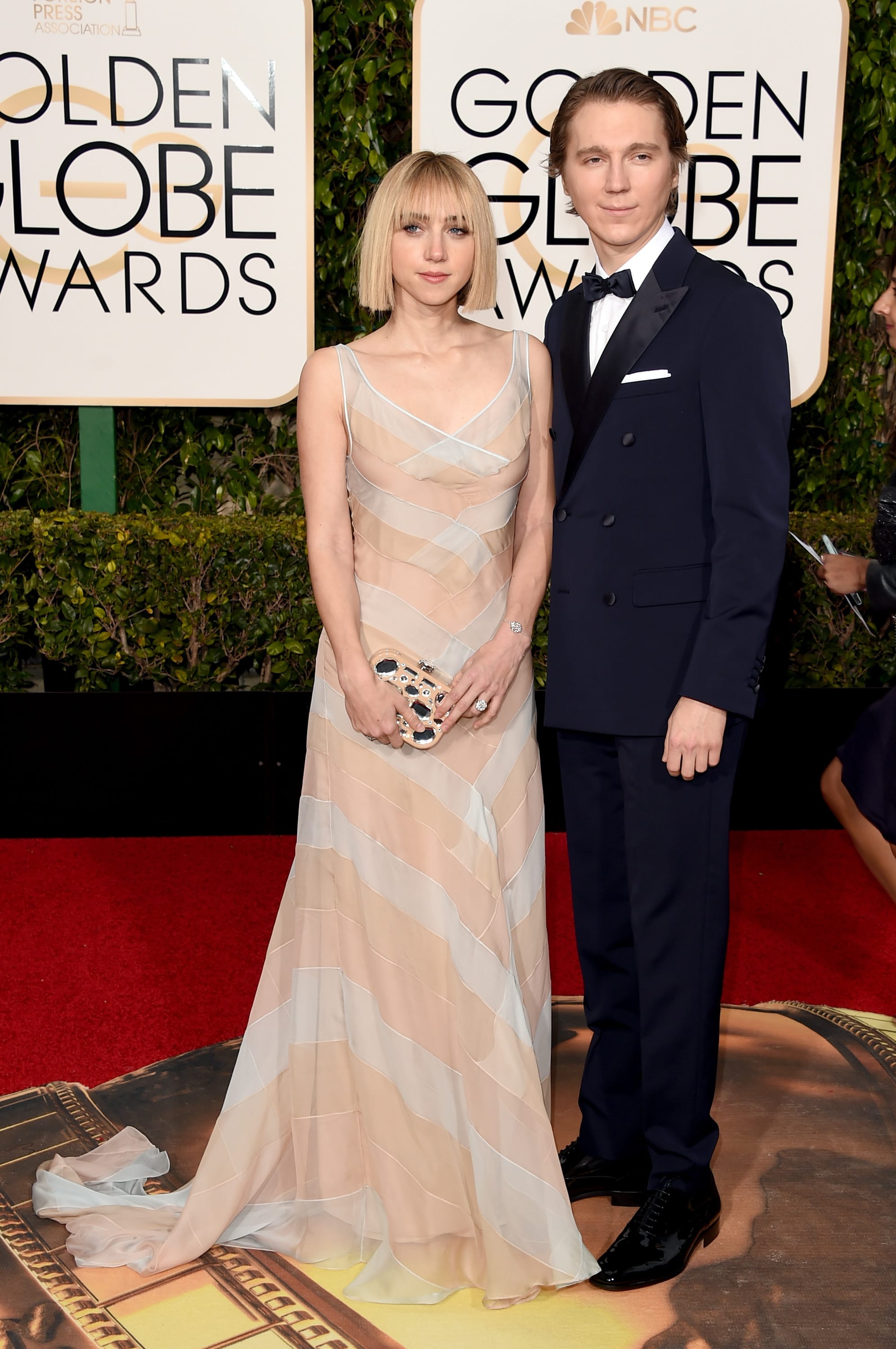 Golden Globes Fug or Fine Carpet: Zoe Kazan in Miu Miu