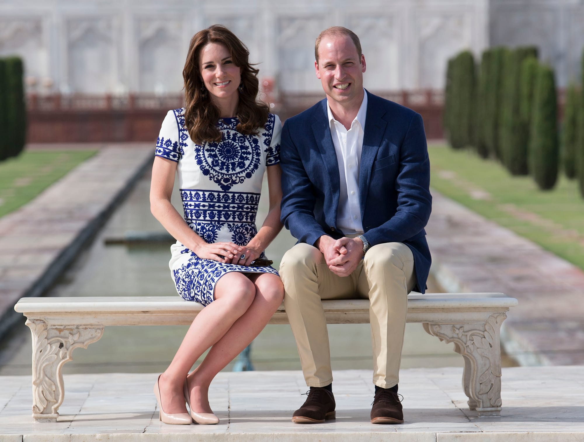 Wills and Kate’s Royal Tour of India and Bhutan, Day Seven: Alexander McQueen and Naeem Khan