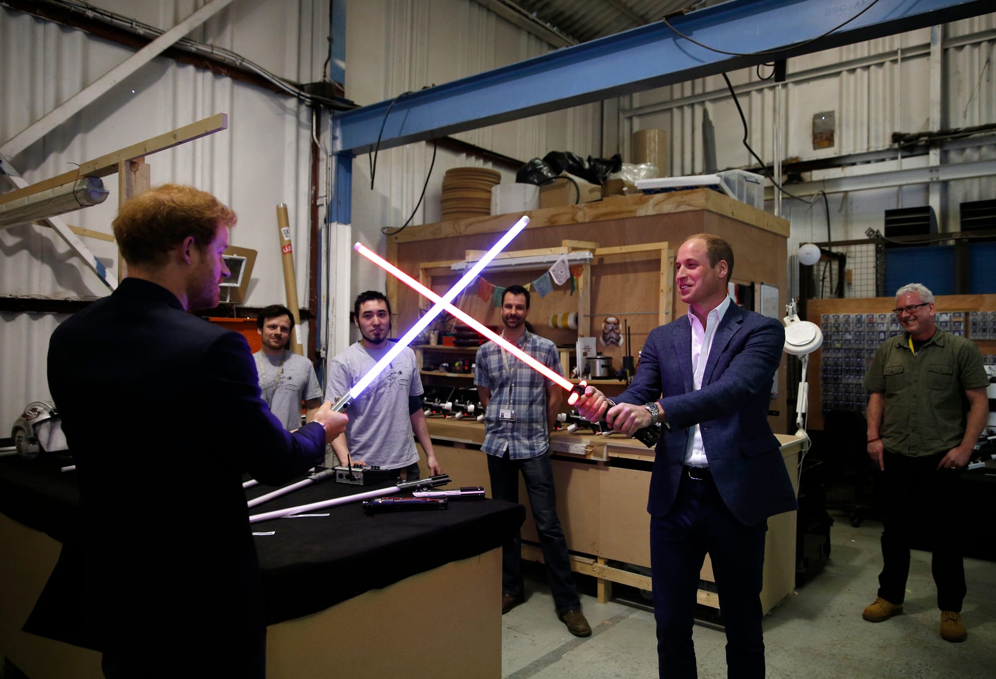 Royally Played: Wills and Harry Visit Star Wars