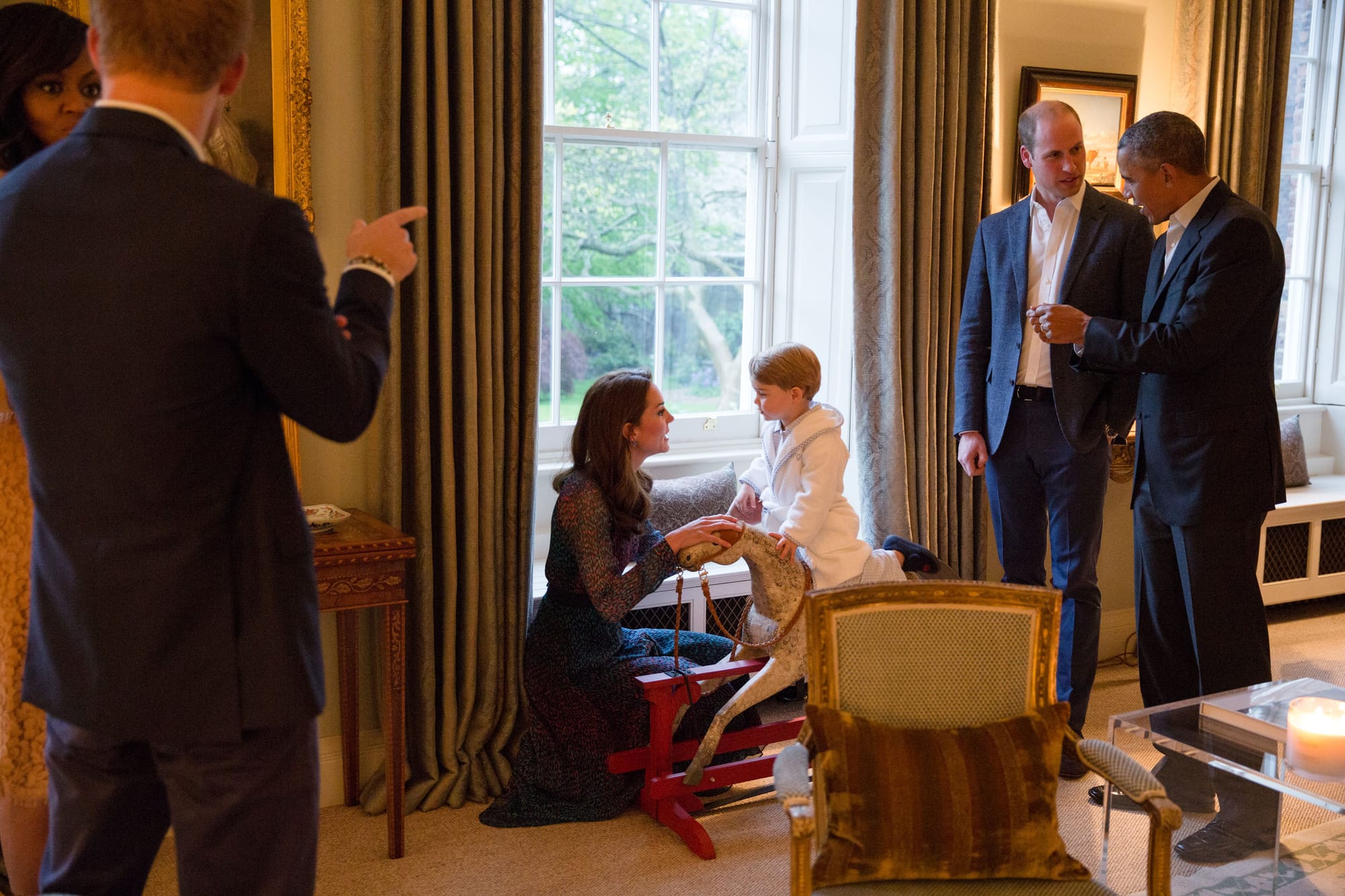 Well Played, The Obamas, the Cambridges, Harry, and George