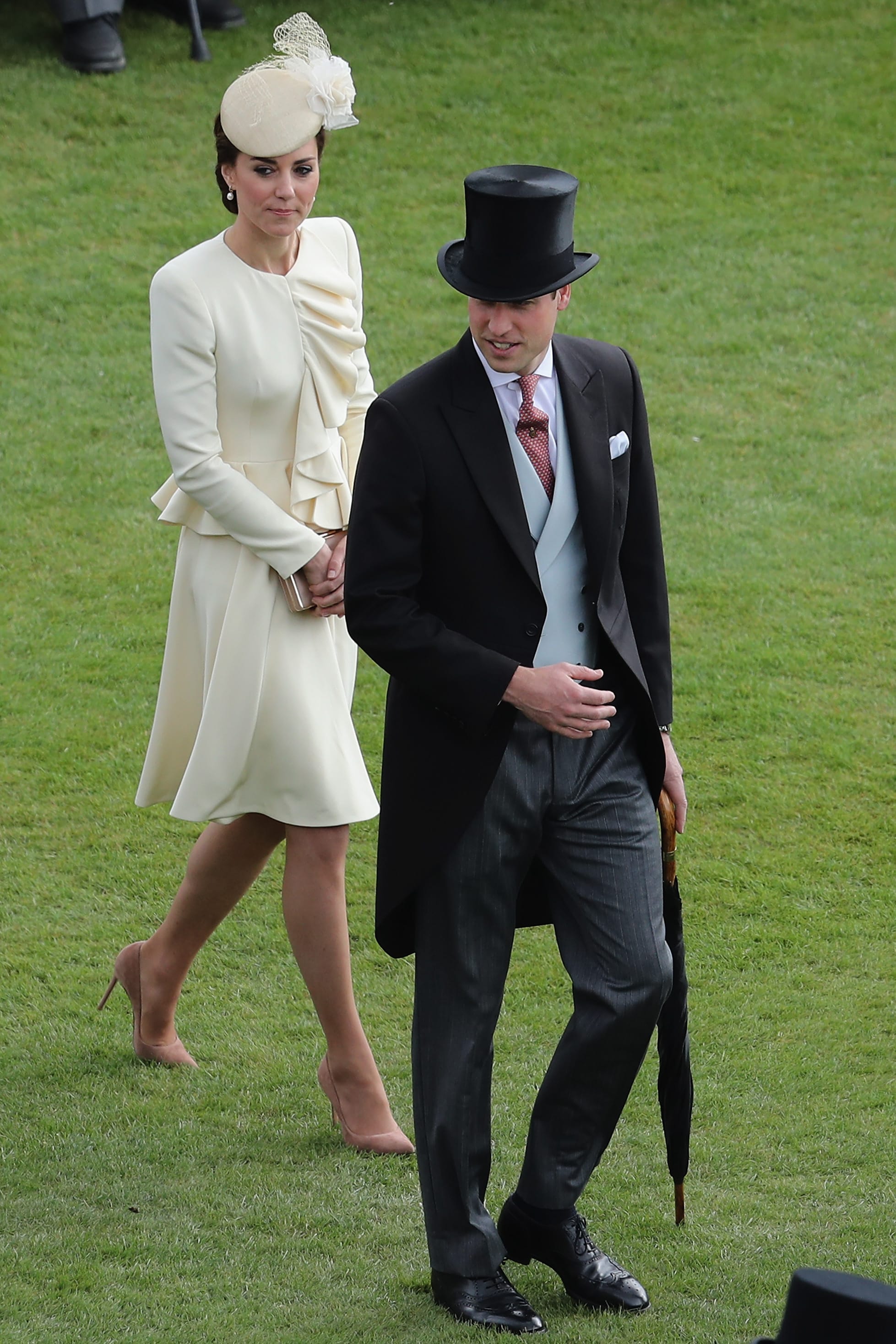 Royally Played: Wills and Kate (in Alexander McQueen) at the Buckingham Palace Garden Party