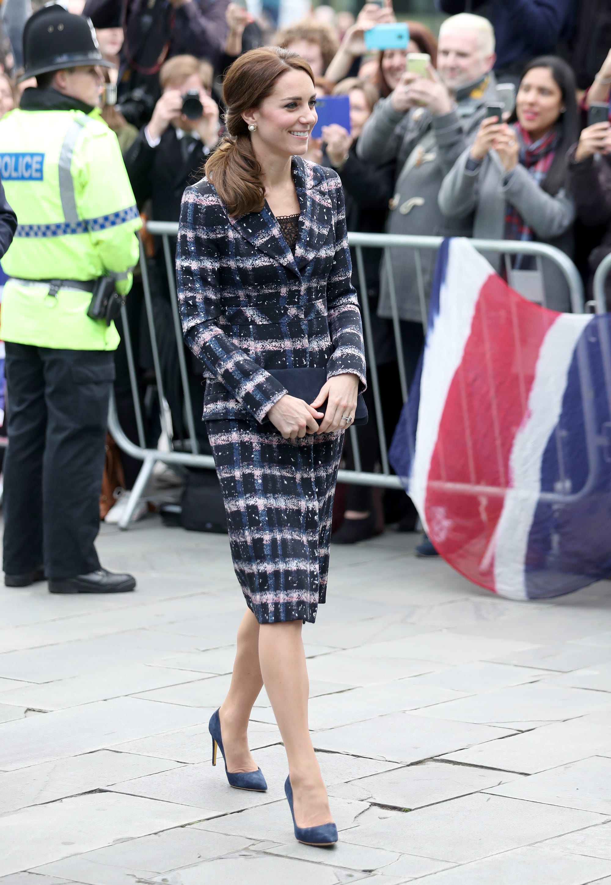 Royally Played: The Duke and Duchess of Cambridge (in Erdem) Visit Manchester
