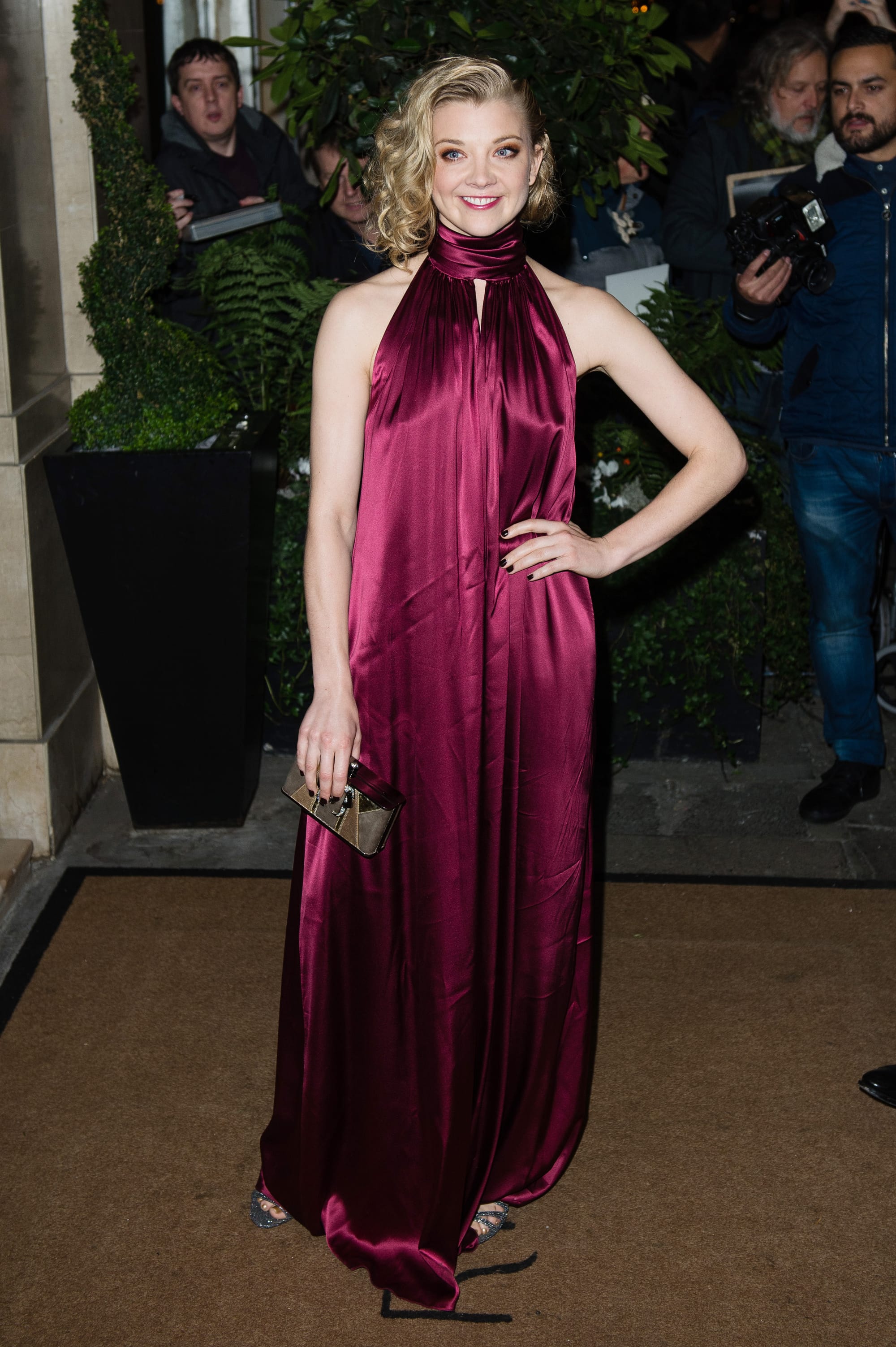 Natalie Dormer In A Wine Bag