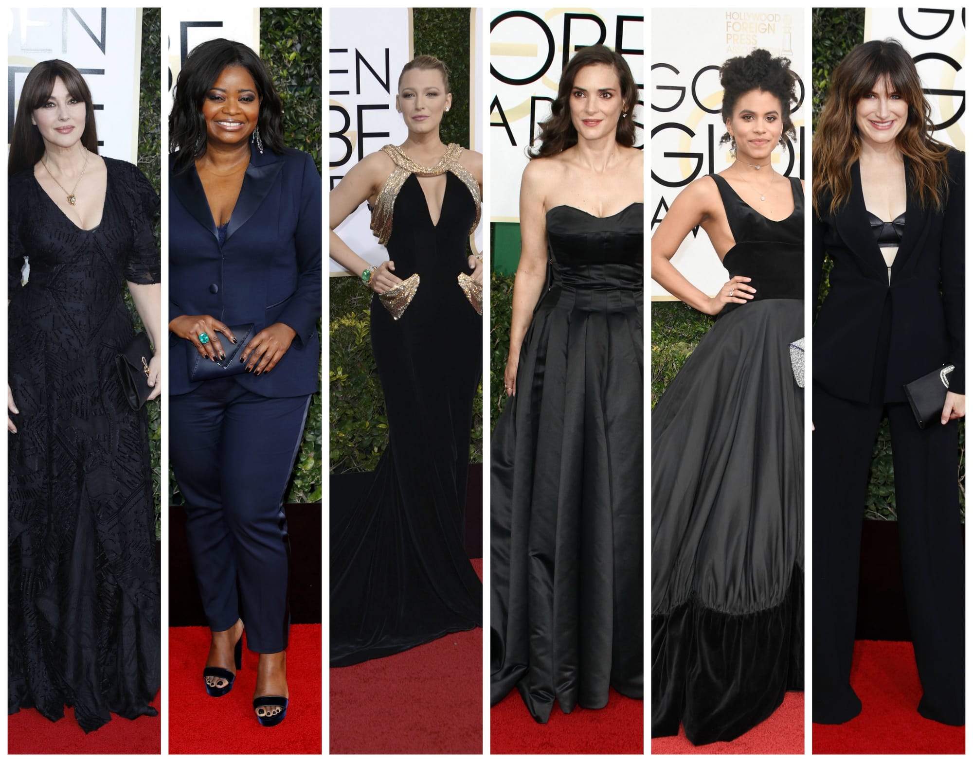 Golden Globes 2017: Little (or Big) Black Dresses