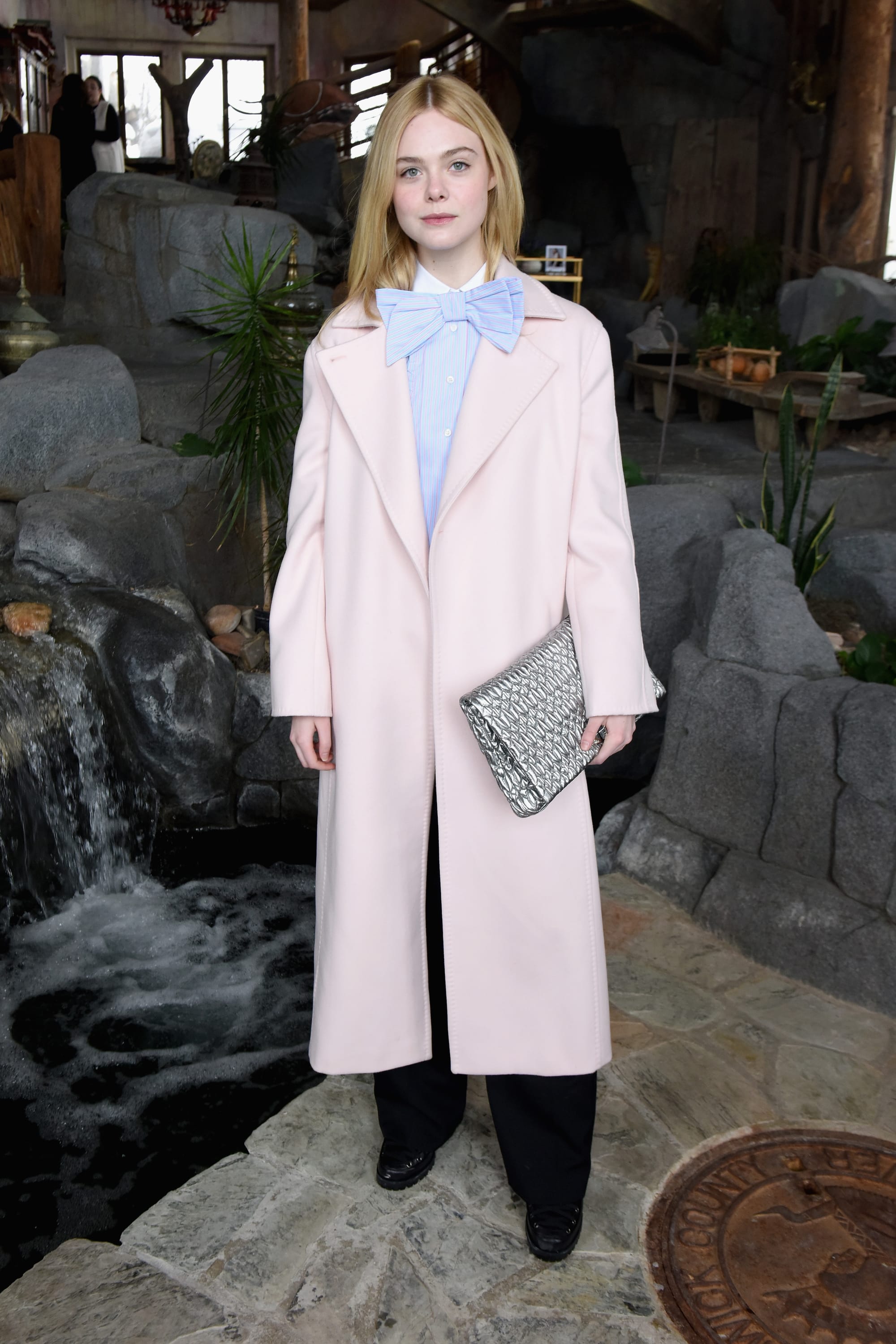 Elle Fanning Ties One On at Sundance