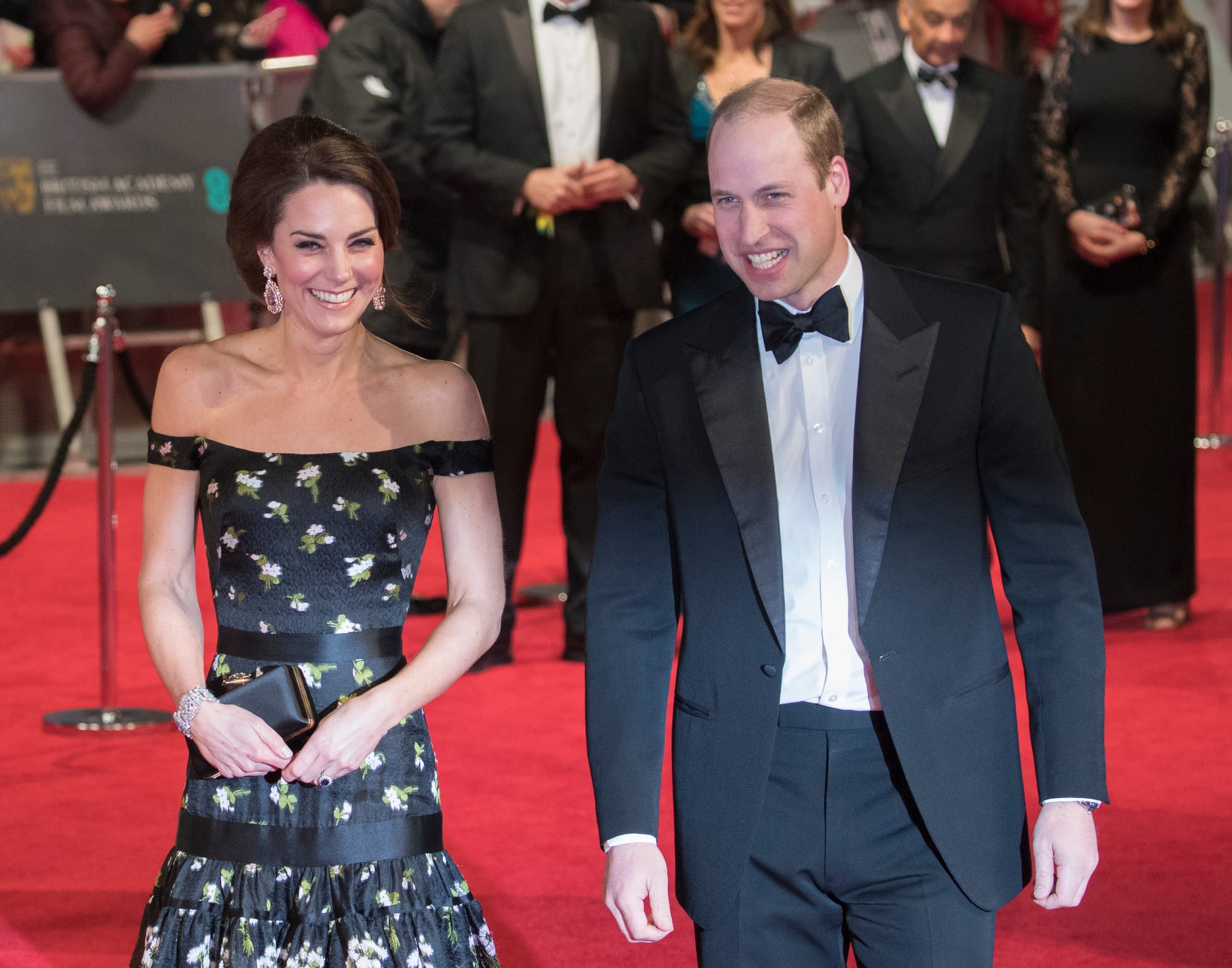 Duchess Kate Wears Alexander McQueen to the BAFTAs