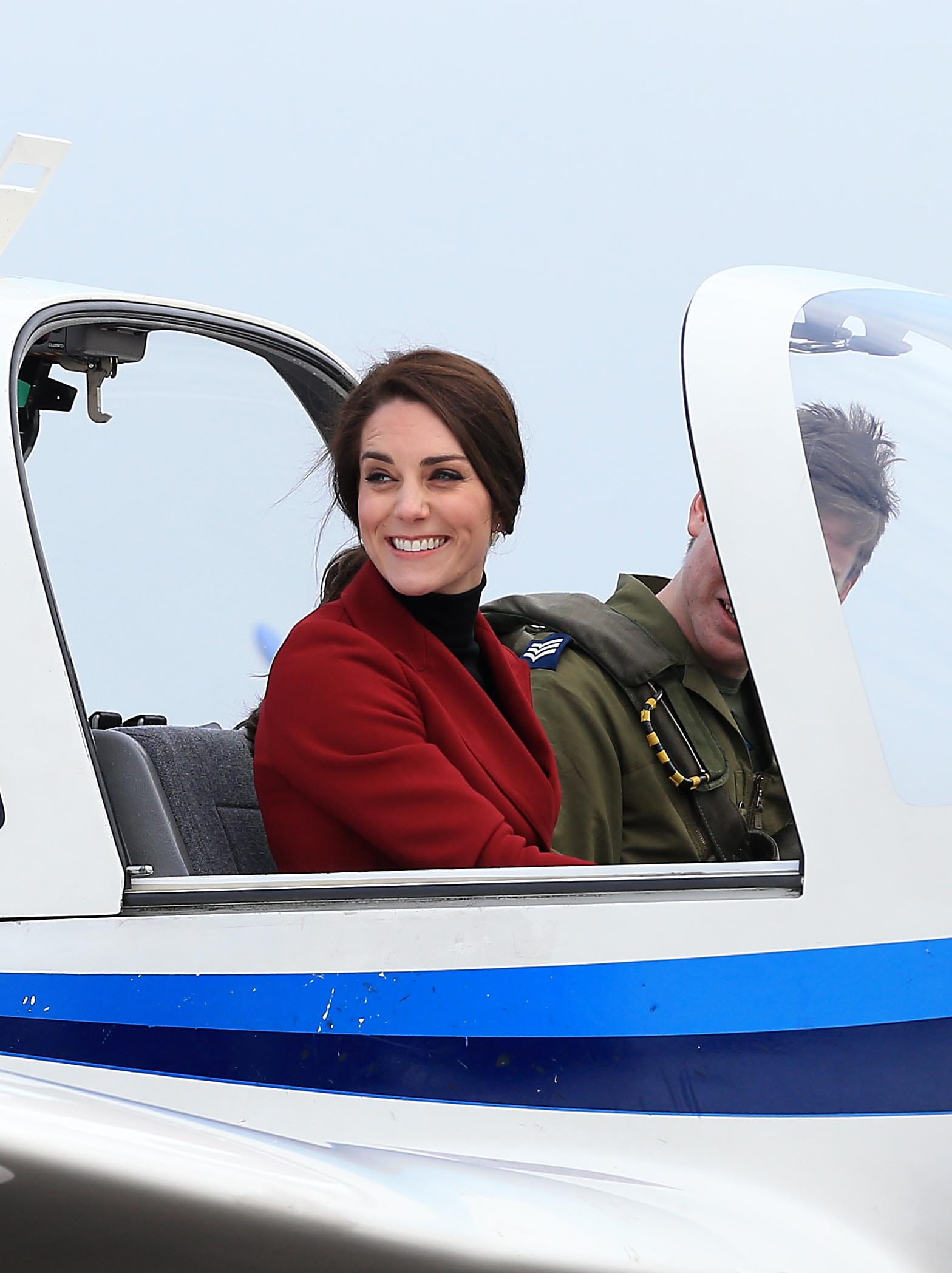 Kate Middleton Spends Valentine's Day With The RAF