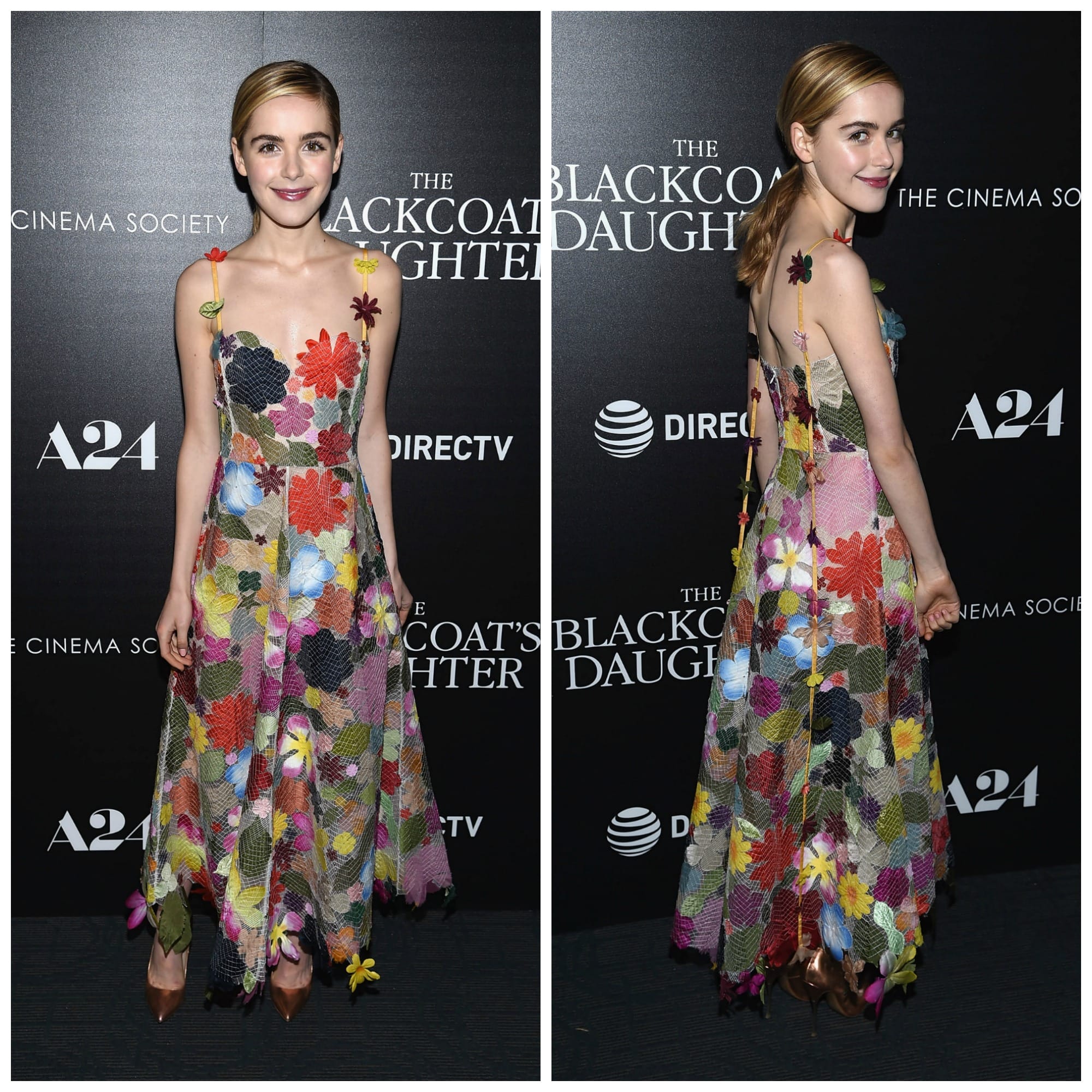 Kiernan Shipka Is Very Whimsical In Flowered Rosie Assoulin