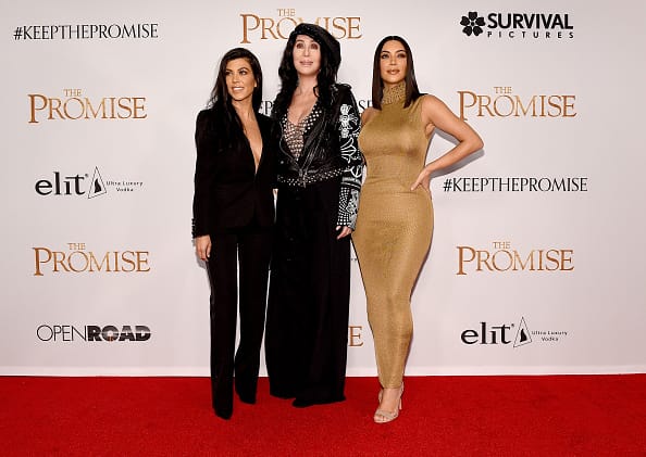 Kourtney, Kim, and... Kher?