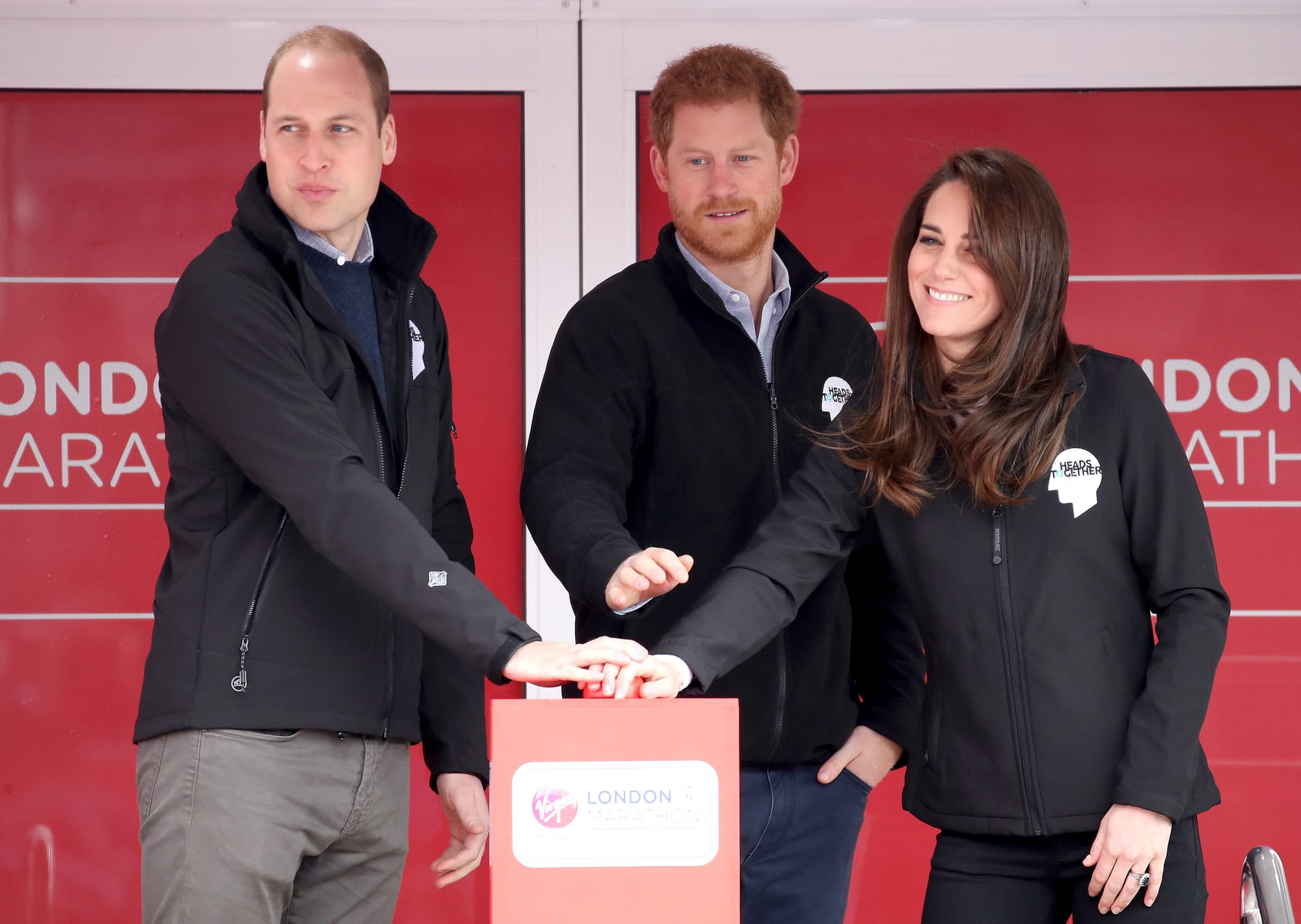 Prince William Princess Kate Harry London Marathon