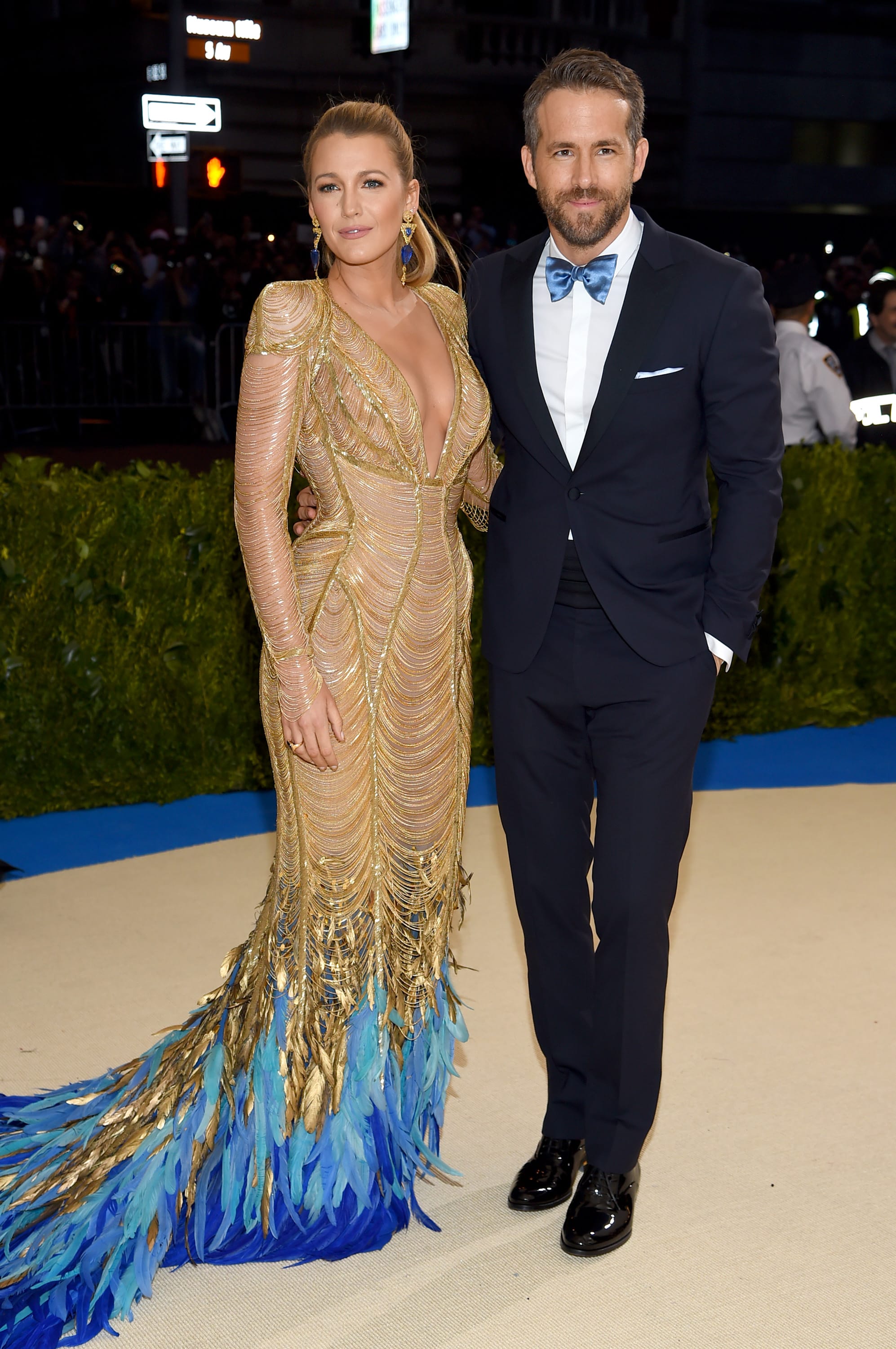 Blake Lively and Ryan Reynolds Do The Versace Thing