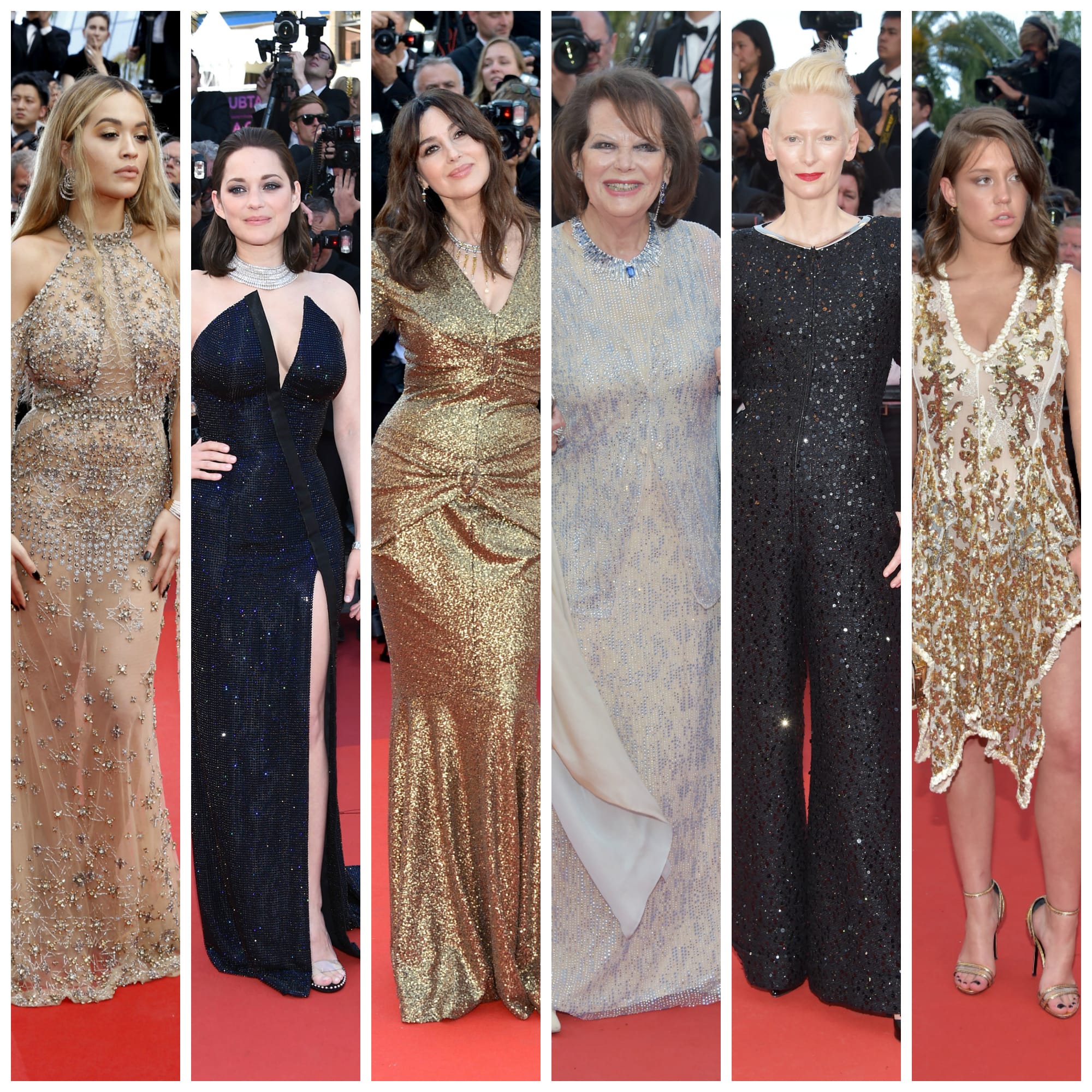 Sparkles at the Cannes 70th Anniversary Gala