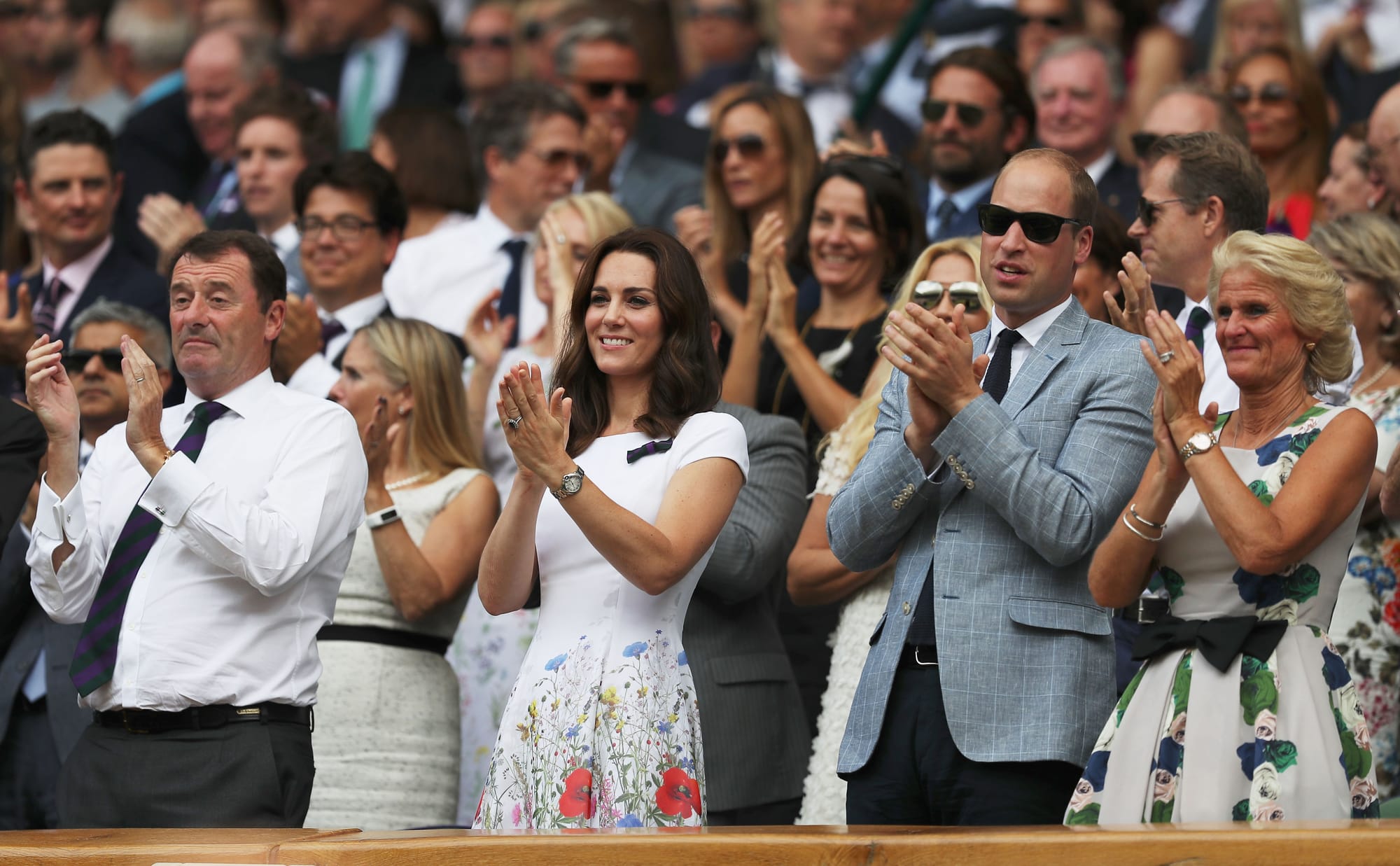 Wills and Kate at the Men's Final, Wimbledon 2017